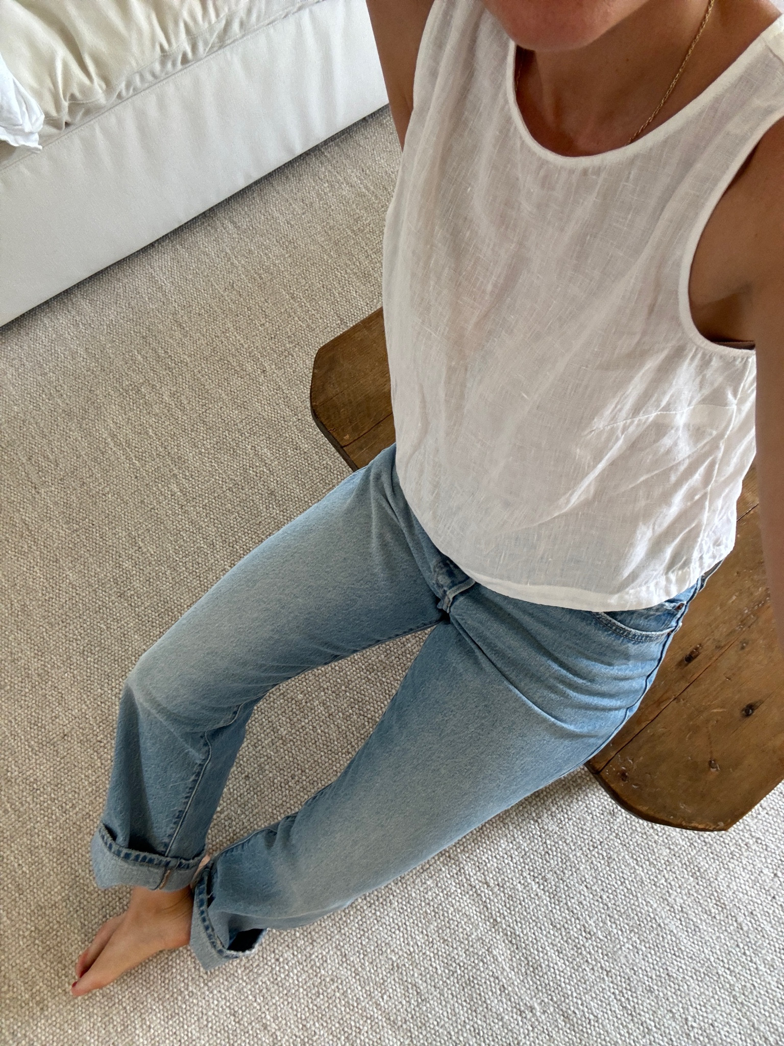 White linen tank top & my favorite Levi’s on repeat. Wearing a small in the top and a 27x30 in the jeans in the color “Look Downhill” — I’m 5’5” for jean reference! They hit right at the top of my foot but I usually cuff or roll them :)

Vintage Levi’s. Levi’s 502 jeans.

#LTKFindsUnder100 #LTKFindsUnder50 #LTKStyleTip