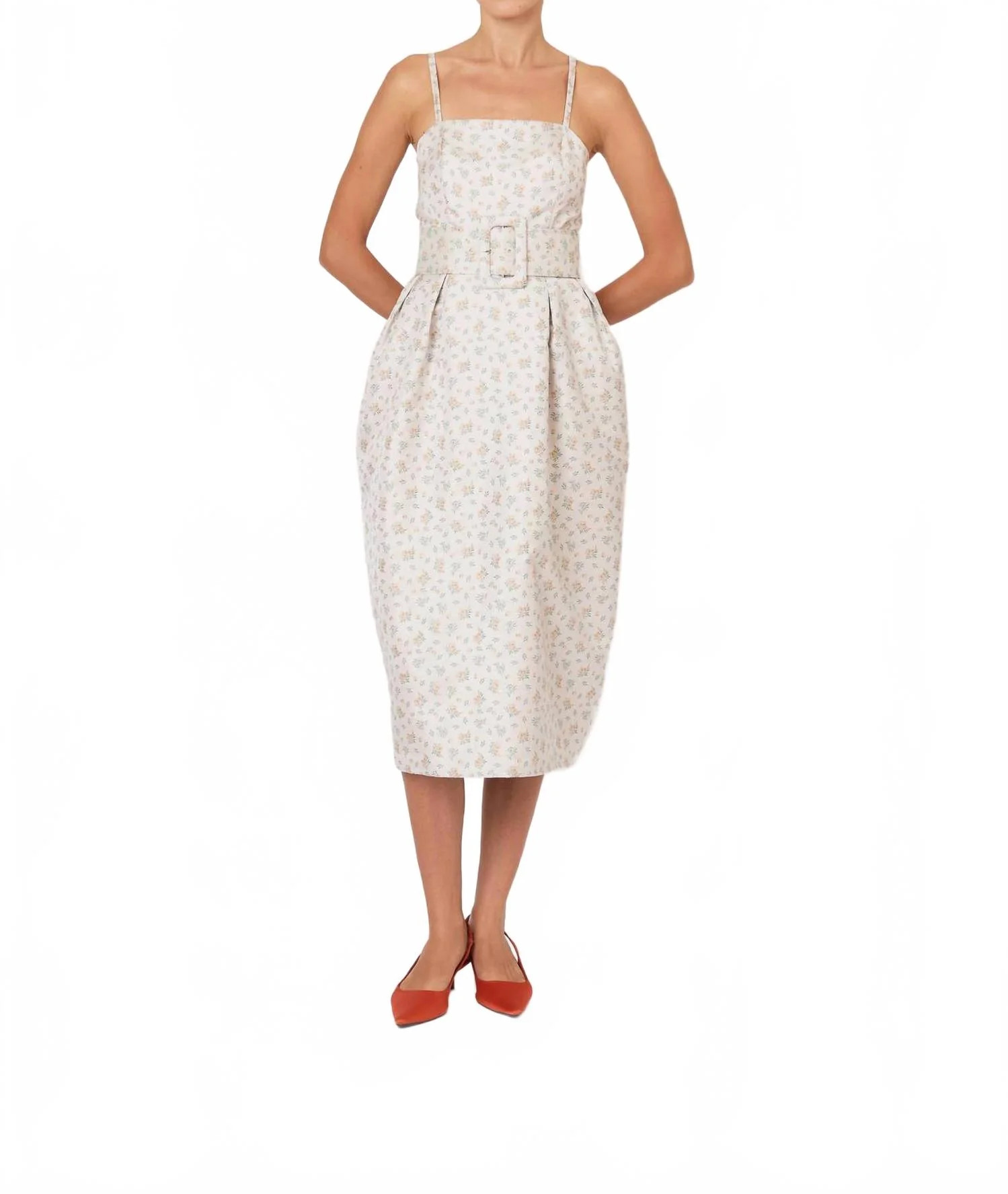 Artichoke Dress In Clementine | Shop Simon