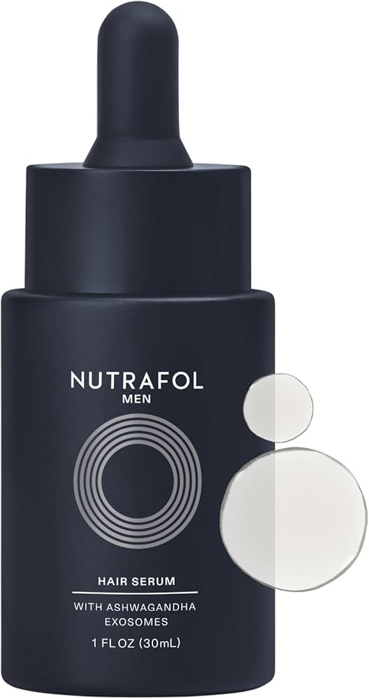 Nutrafol Men's Hair Serum, Clinically Tested to Support Visibly Thicker Hair and Scalp Coverage, ... | Amazon (US)