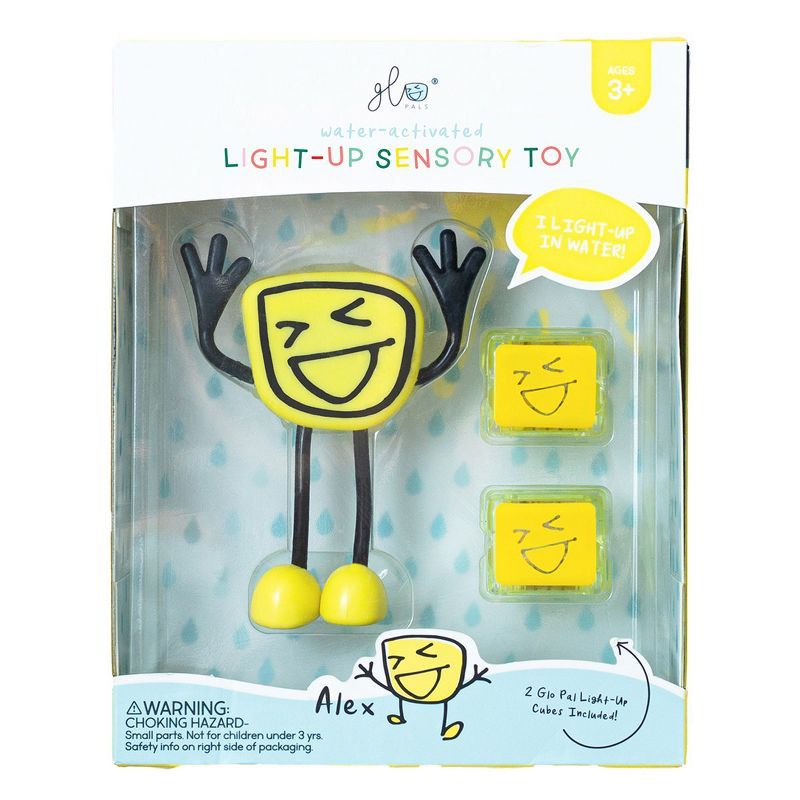 Glo Pals Character Alex & 6 Yellow Light Up Water Cubes | Target