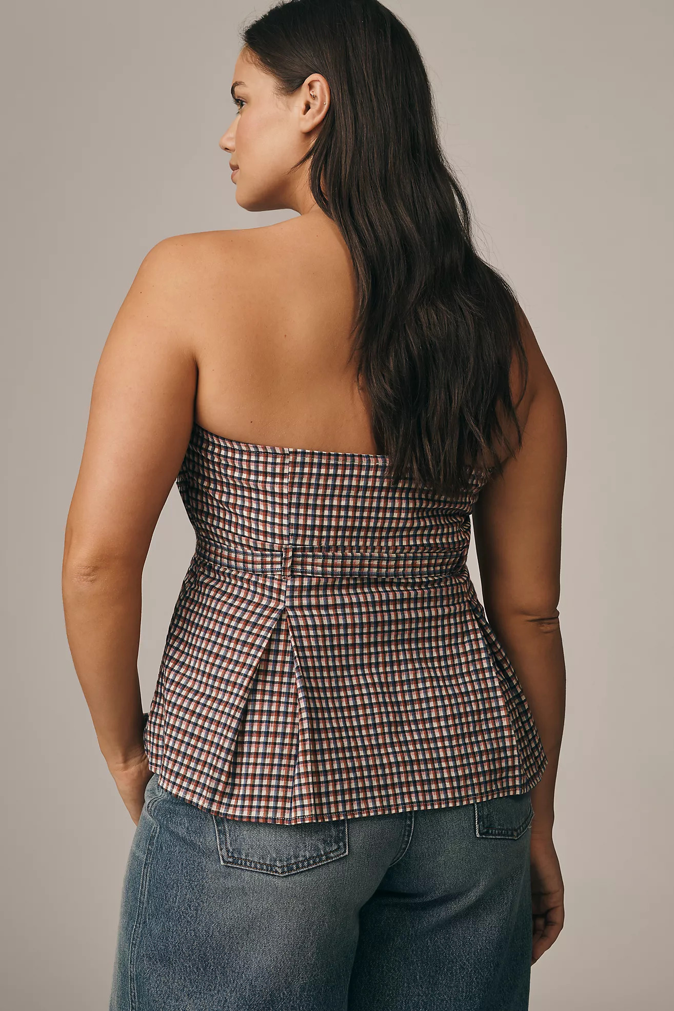 Maeve Strapless Belted Tube Top | Anthropologie (US)