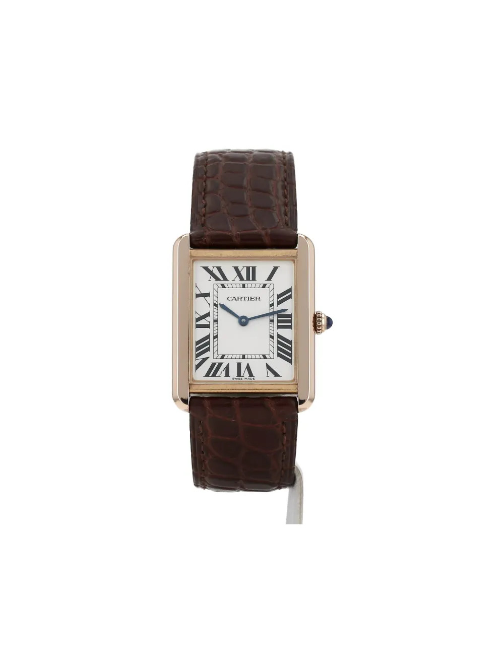 Cartier 2010 pre-owned Tank Solo 27mm | White | FARFETCH UK | Farfetch Global