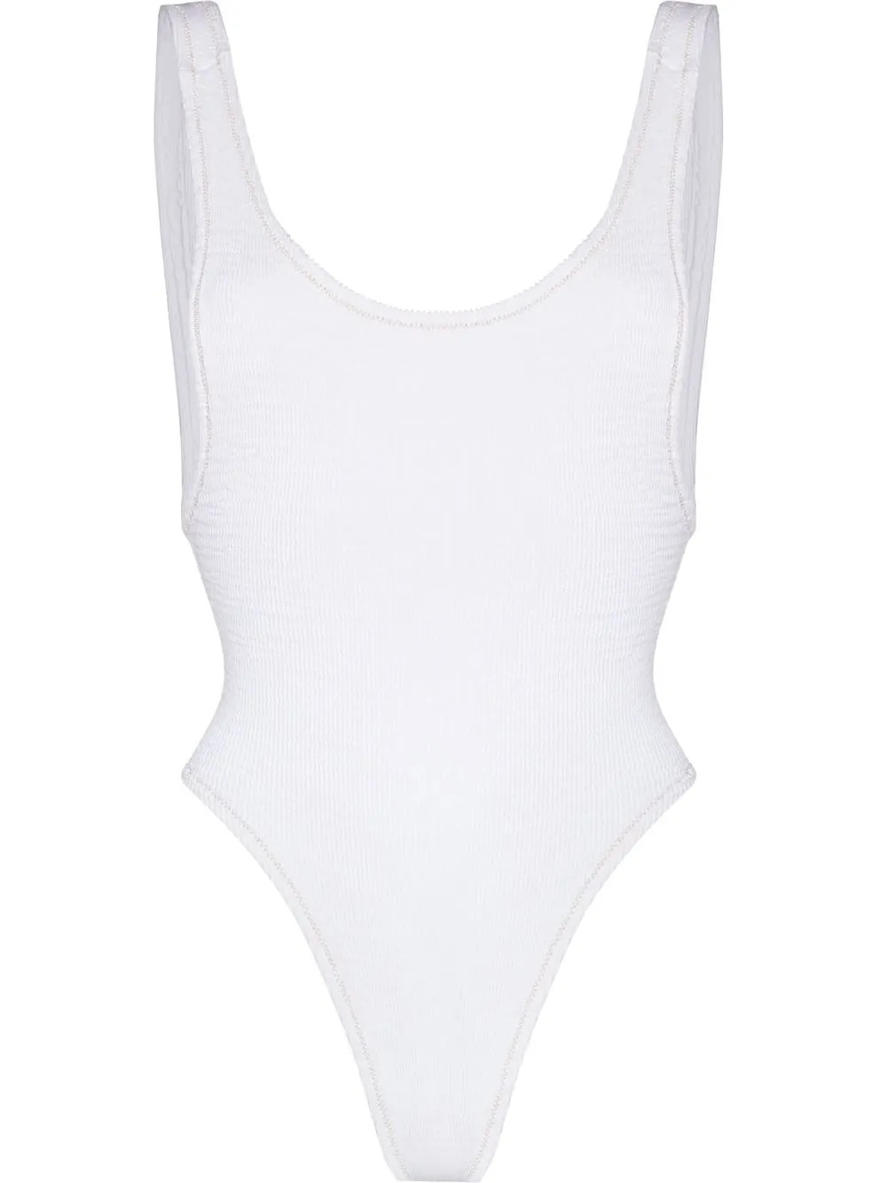 Reina Olga Ruby Scrunch Swimsuit - Farfetch | Farfetch Global