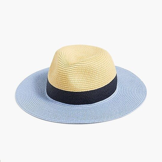 Colorblock straw hat | J.Crew Factory