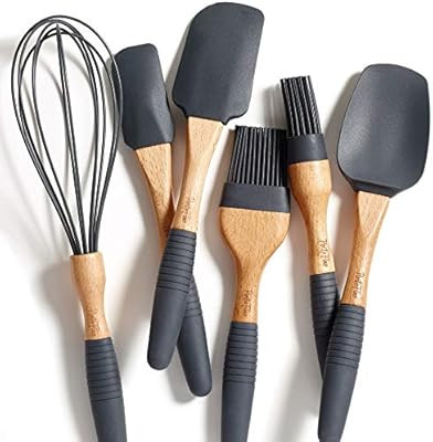 PortoFino 6 Pc. Baking Utensil Set – Beech Wood & Silicone – Cooking / Kitchen Tools – 9”... | Amazon (US)