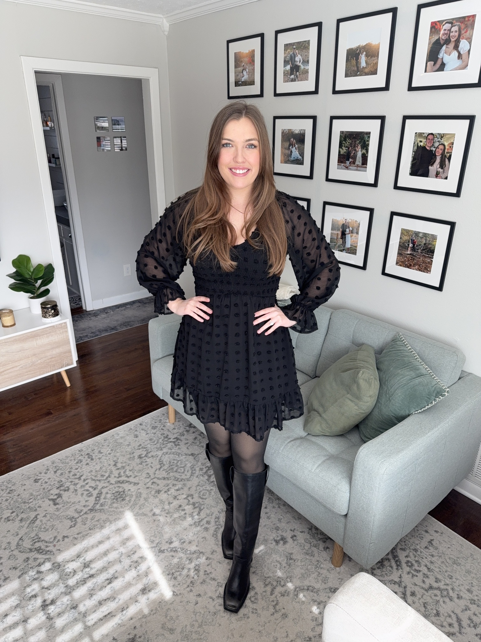 Cute winter outfit

Little black dress  fleece tights  black tights  knee high boots  Amazon fashion 

#LTKdayinmylife #LTKgrwm #LTKootd