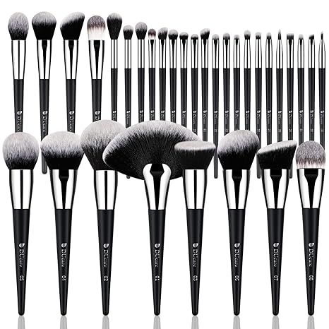 DUcare Professional Makeup Brushes Set 32Pcs Make up Brushes Premium Synthetic Kabuki Foundation ... | Amazon (US)