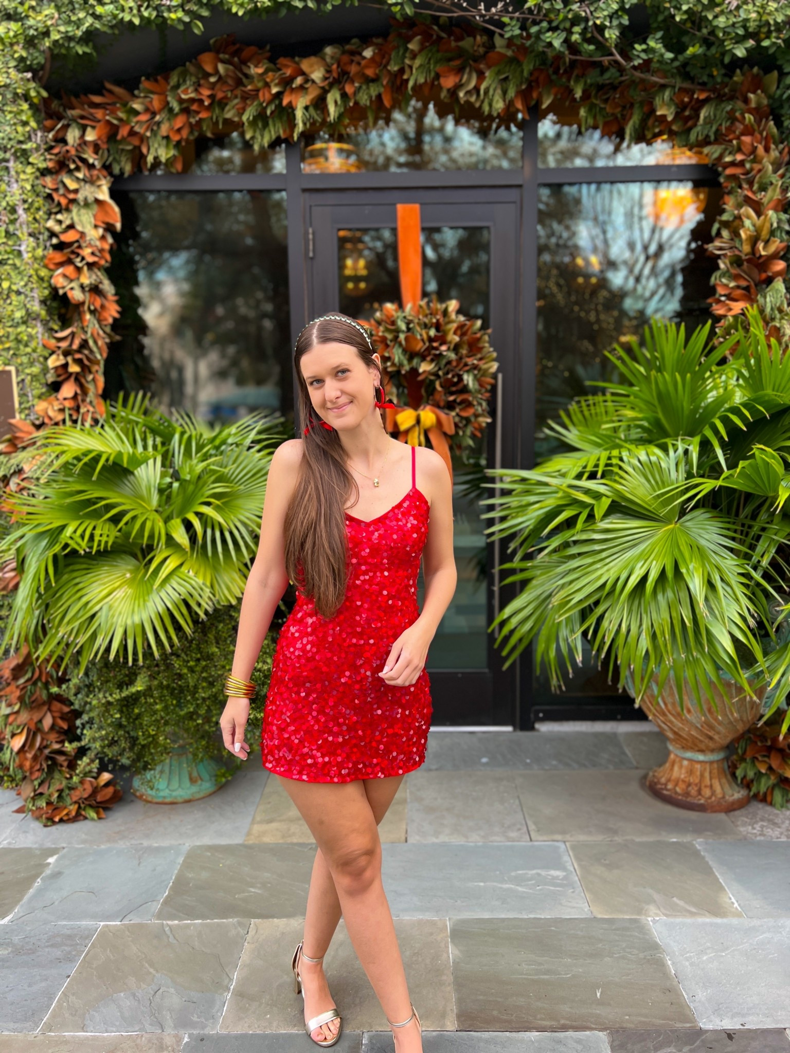 the most stunning holiday dress for this season! so loving this red and the bow in the back is so stunning! 

#LTKootd #LTKSeasonal #LTKHoliday