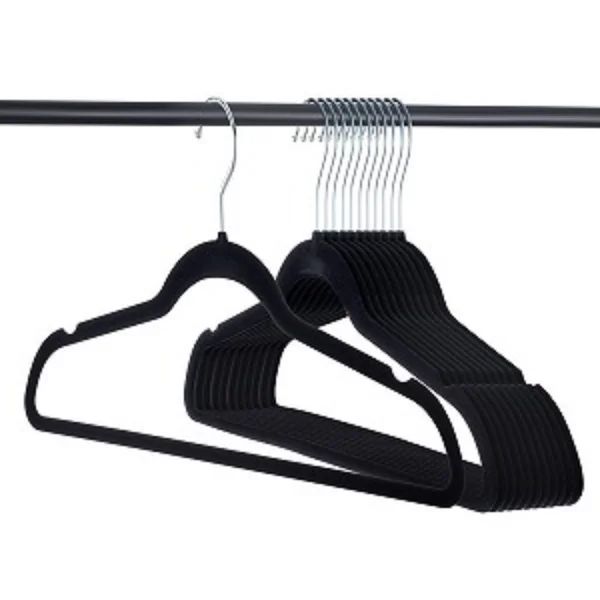 Mcqueary Velvet Non-Slip Standard Hanger for Dress/Shirt/Sweater (Set of 50) | Wayfair North America