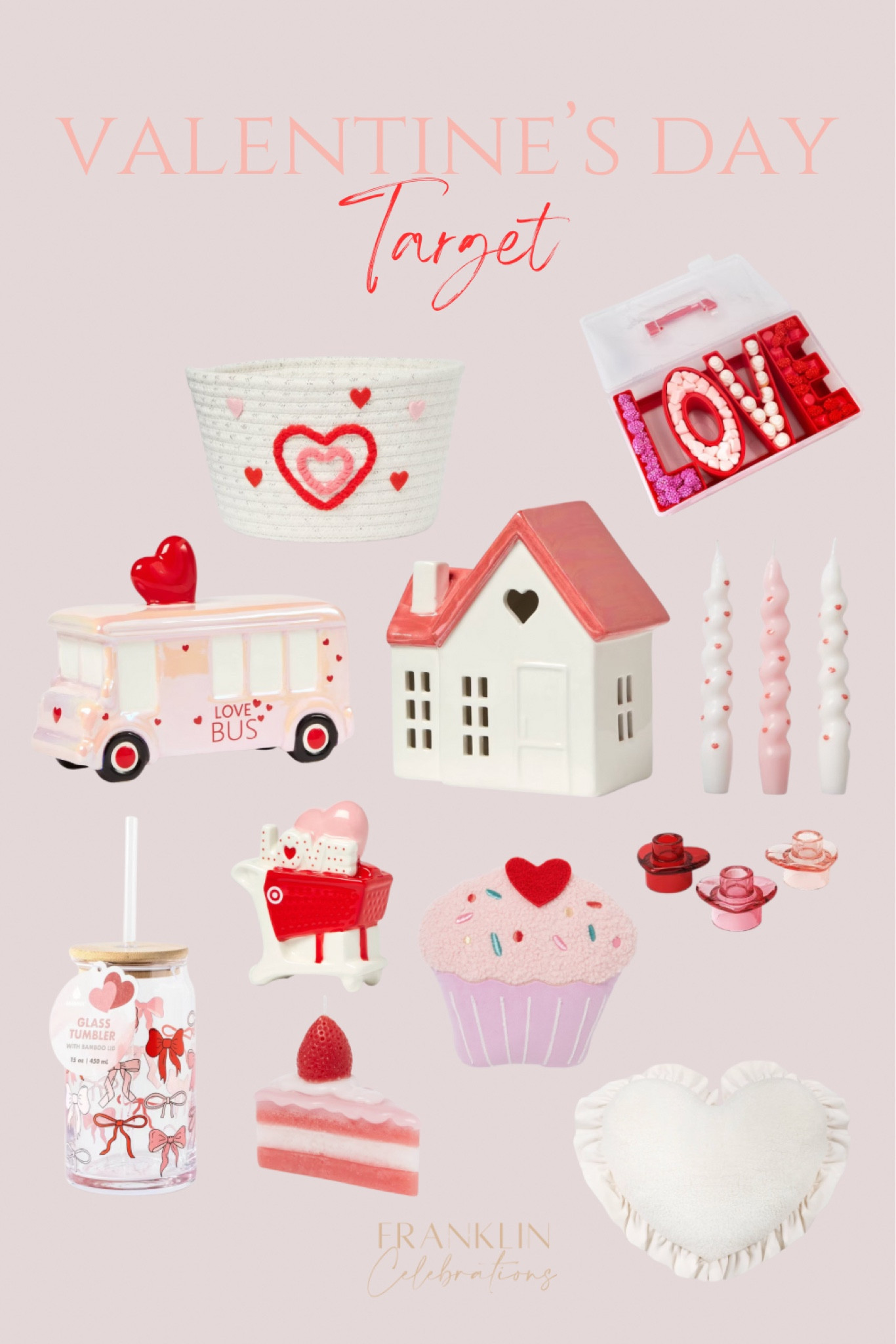 Everything is $10 or less ❤️

Valentines Day 
Galentine’s Day
Pink 

#LTKHome #LTKSeasonal #LTKParties