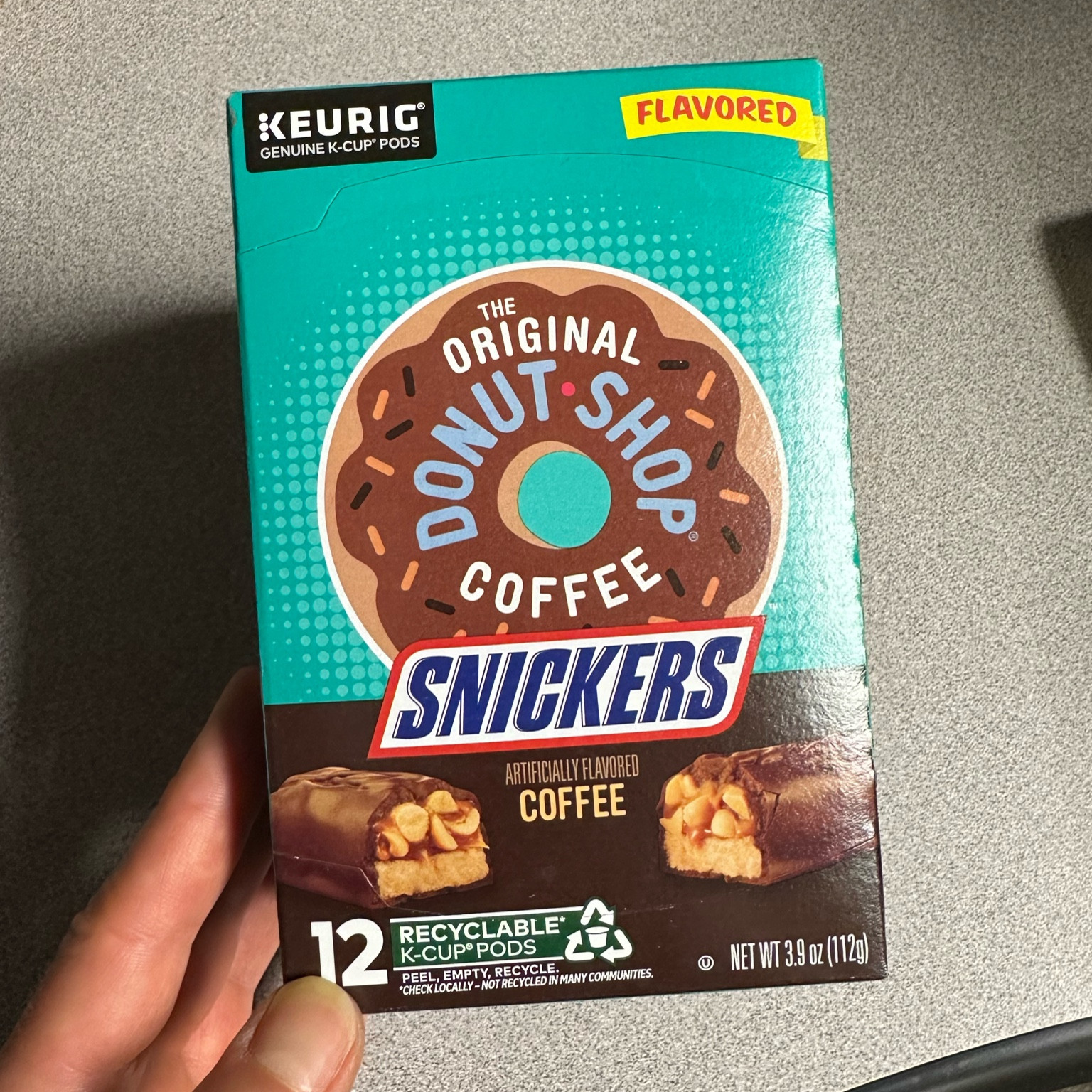tooooo good! these snickers k-cups are a must have.😍🍫🌰