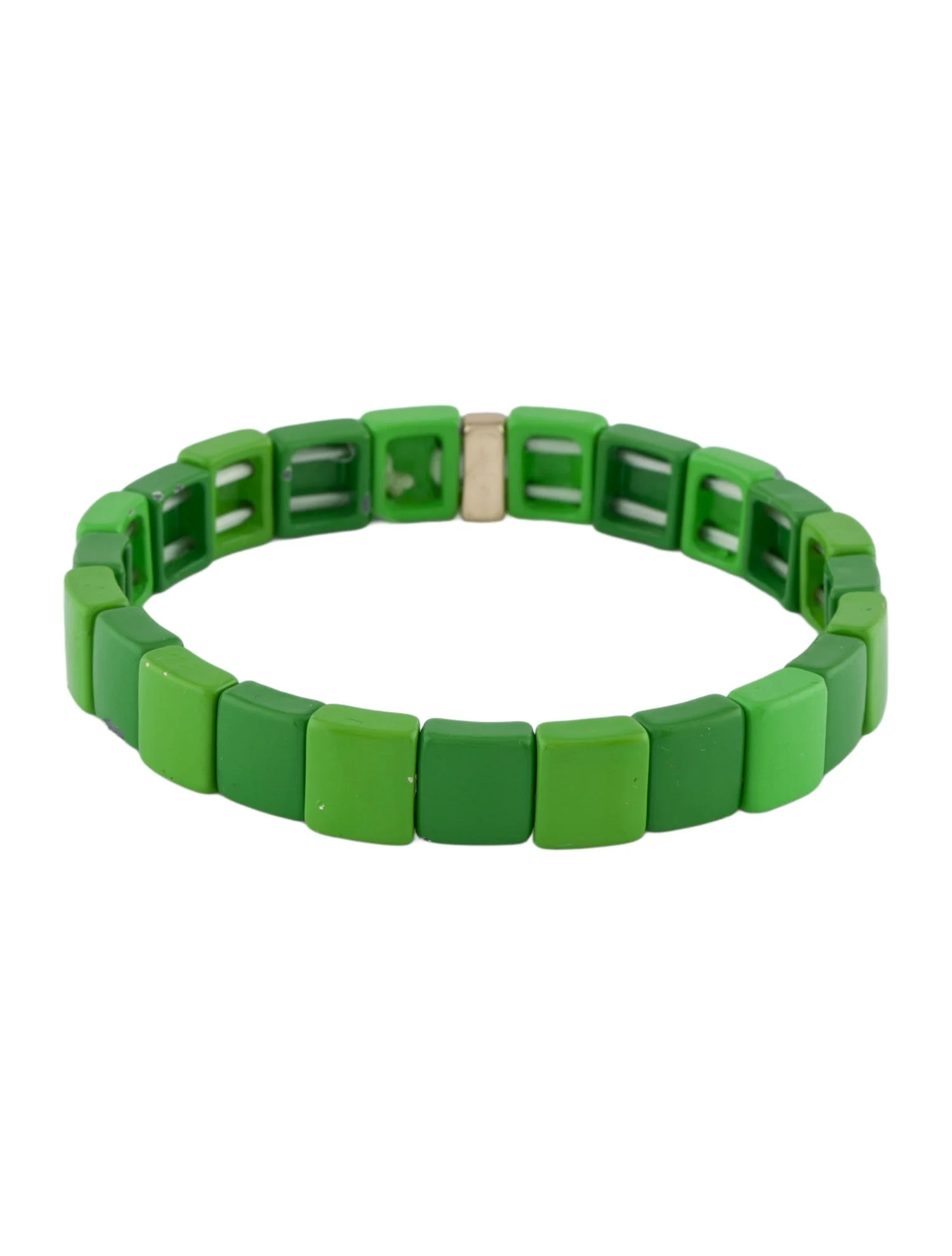 Roxanne Assoulin Enamel Stretch Bracelet - Green Wrap, Bracelets - ROXAL26711 | The RealReal | The RealReal