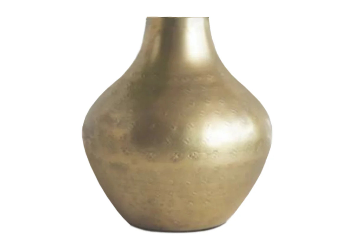 HAMMERED METAL VASE | Alice Lane Home Collection
