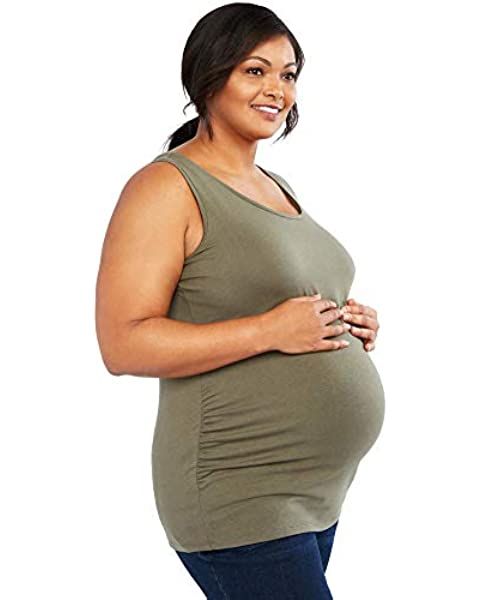 A Pea in the Pod LUXEssentials Rib Knit Maternity Tank Top | Amazon (US)