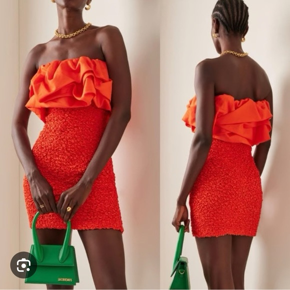 Mara Hoffman Vibrant Strapless Popcorn Dress | Poshmark