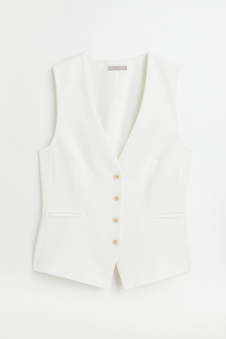 Tailored waistcoat | H&M (UK, MY, IN, SG, PH, TW, HK)
