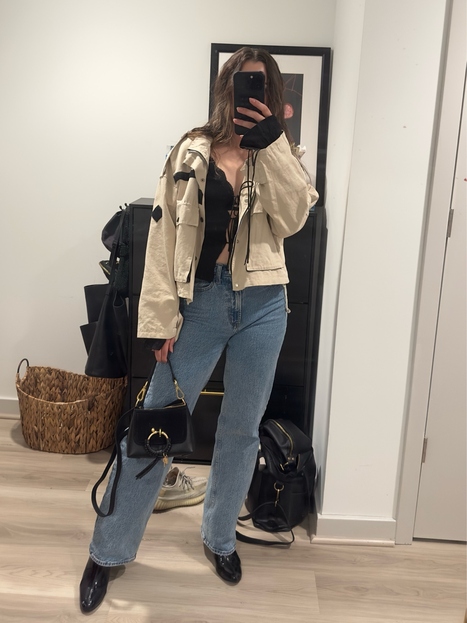 Rainy night out outfit 