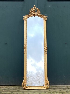Mirror Baroque Rococo Full-Length Gold Leaf Vintage Floor Wall Dressing Décor | eBay | eBay US