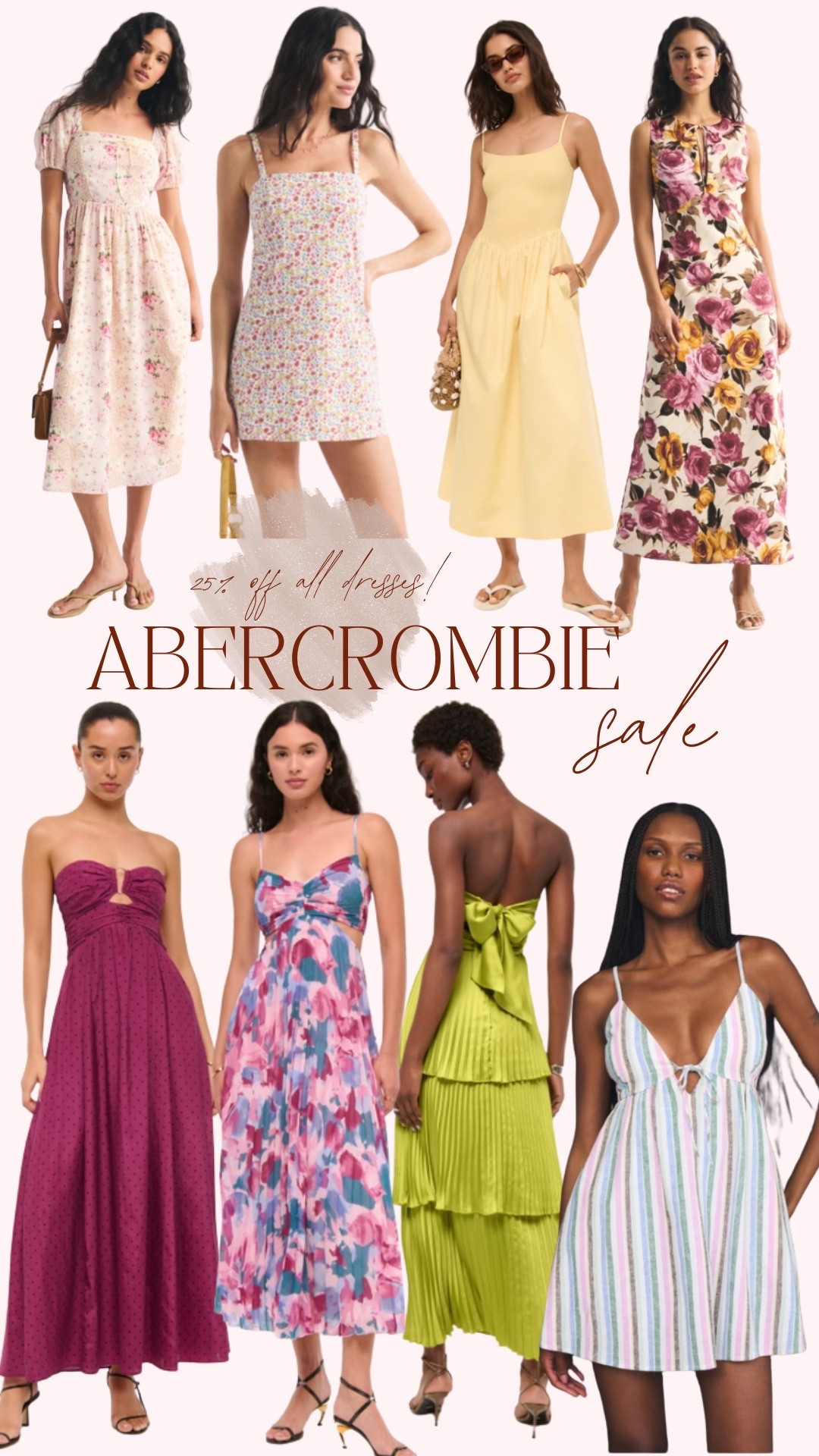 Abercrombie dresses on sale! AFLTK will get you that extra 25% off!

#LTKSeasonal #LTKTravel #LTKSpringSale