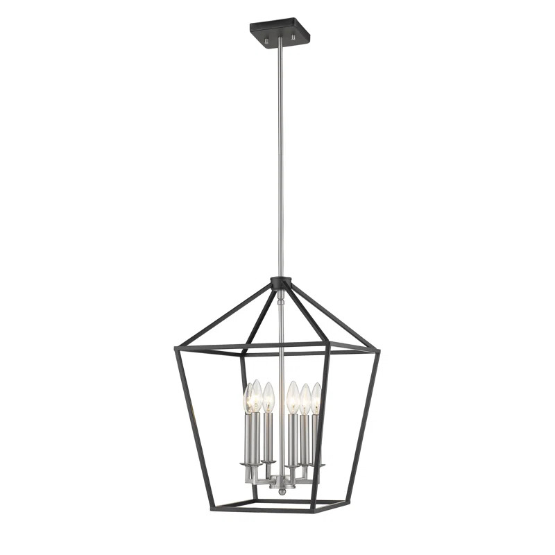 Siniard 6 - Light Lantern Square Chandelier | Wayfair North America