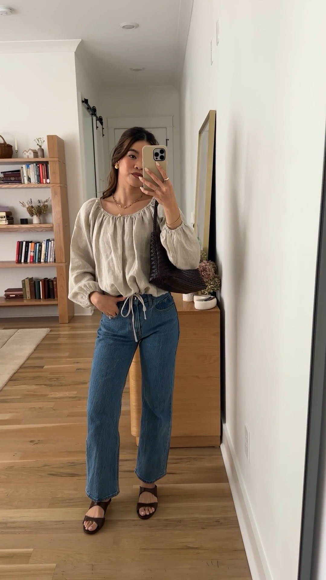 Sizing info: 
•Top size XS
•Jeans size Size 23 Extra Short in Medium wash

petite fashion, get dressed with me, outfit inspiration, ootd, nashville outfit, Nashville influencer, petite style, vacation style, casual outfits, mom style, petite pants, spring outfits, spring outfit info, spring pants, spring outfit idea, spring top, spring bag, spring shoes, spring jeans, spring blouse 
@abercrombie 
 @Aritzia 

#LTKPetite #LTKmomlife #LTKootd