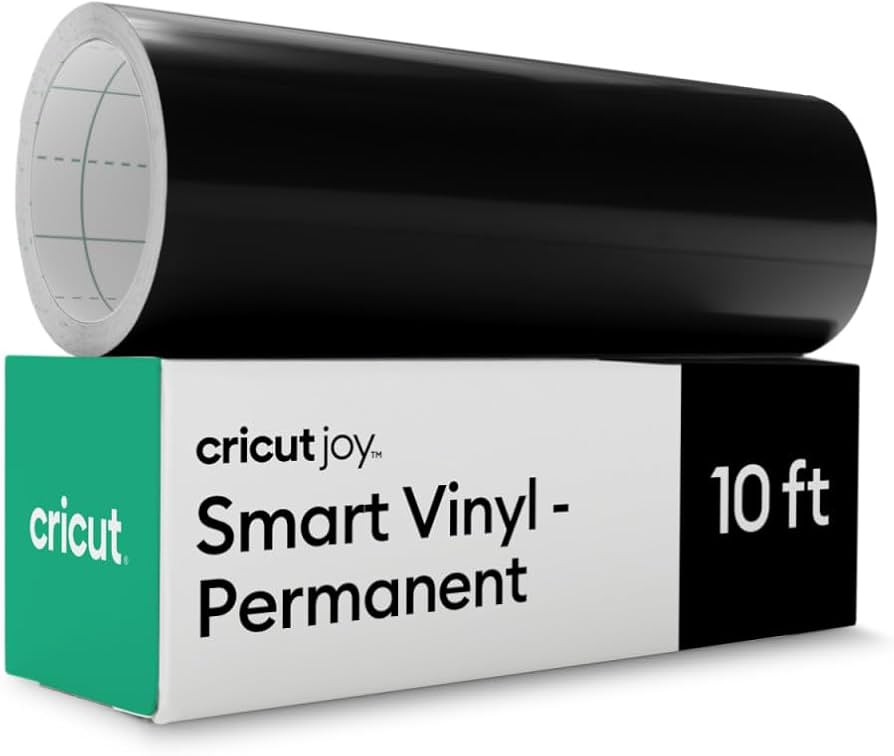 Cricut Smart Permanent Vinyl for Joy Machine, Black (5.5in x 10ft roll) - Matless Cutting for Lon... | Amazon (US)