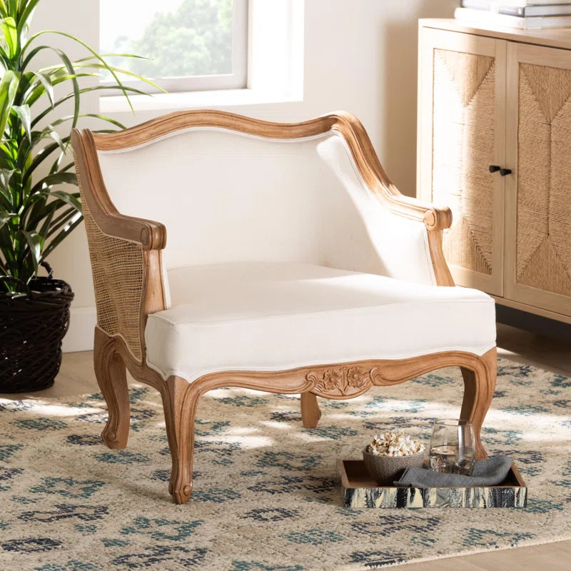 Chenoa Rattan and Bayur Wood Armchair | Wayfair North America