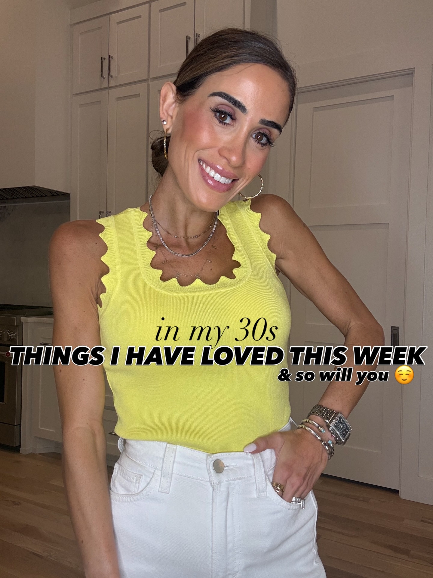  Things I had to share with my friends on here that I’ve been obsessed with this week🩷 the evil eye necklace is stunning and look so high end, as well as my brown sandals (a look for less!) highly recommend grabbing the striped tank in a few colors while it’s on sale for under $20!! 

fashion in your 30s, 30s style inspiration, elevated basics for women, minimalist wardrobe staples, Amazon finds, Amazon fashion finds, chic everyday outfits

#LTKootd #LTKPetite #LTKOver40