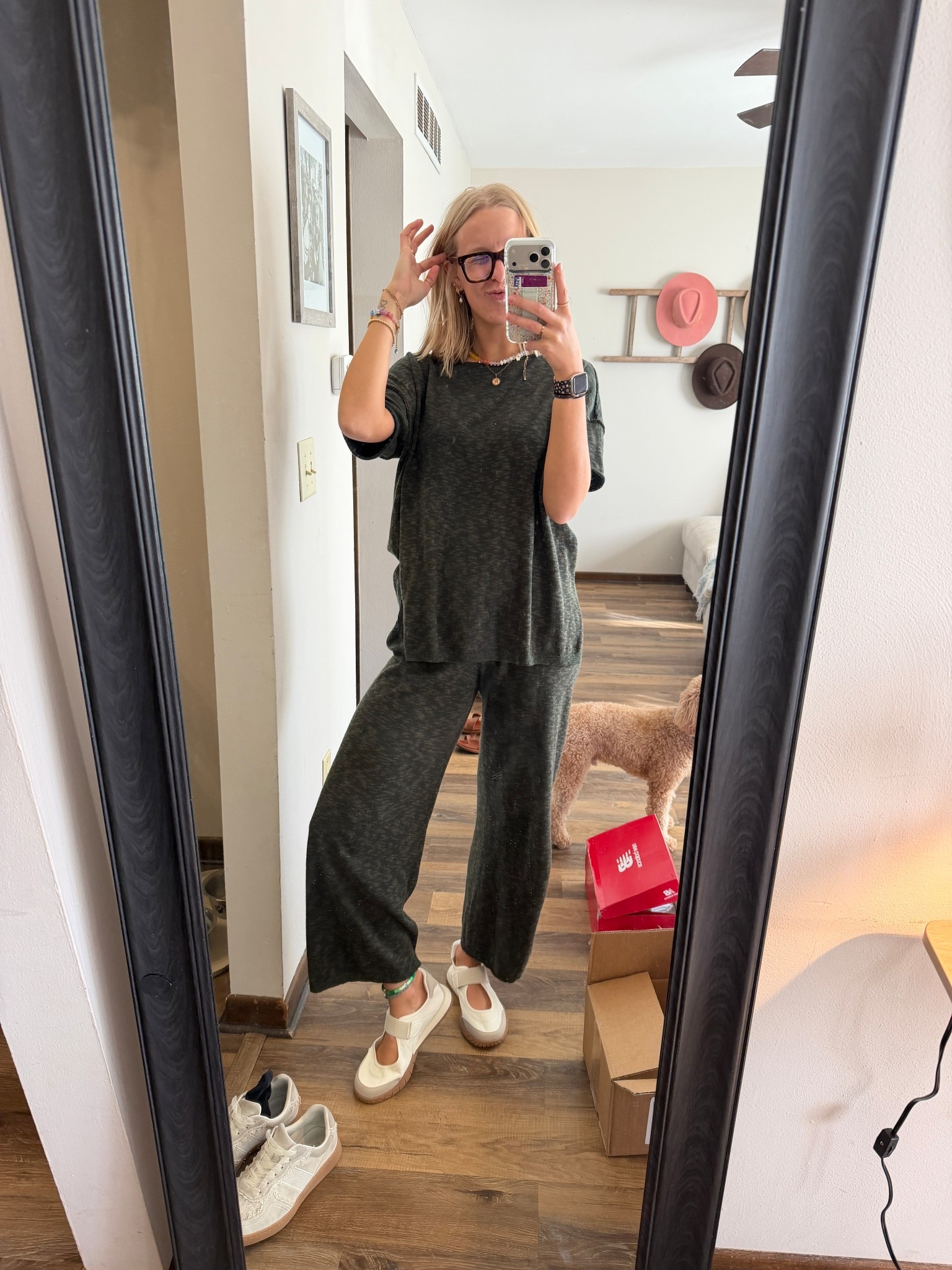 TODAY’S OOTD & NEW KICK’S — 03.27.26 👟🥿🩰

y’all how cute are these!!!

20% Off with code FLOWERS

size 8.5 (could have maybe gone down a size to and 8 but i’ll keep them cause J think they’re adorbs)
medium in green sweater set from Amazon

Amazon finds, Amazon sets, Amazon fashion, spring deals, Spring Deal Days, DSW finds, DSW shoes, DSW spring shoes, DSW deals, hot deals, trending footwear, spring footwear, DSW neutral shoes

#LTKootd #LTKSaleAlert #LTKSeasonal