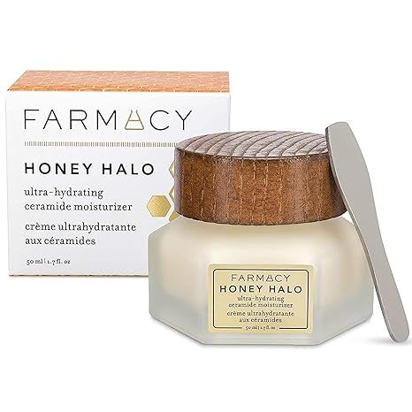 Farmacy Honey Halo Ceramide Face Moisturizer Cream - Hydrating Facial Lotion for Dry Skin (1.7 Ou... | Amazon (US)