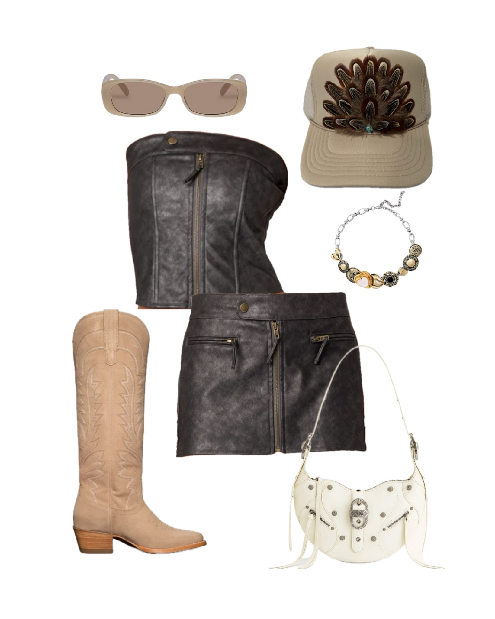 country concert outfit inspo, feather trucker hat, western fashion influencer, cowgirl fashion board 

#LTKFestival #LTKSaleAlert
