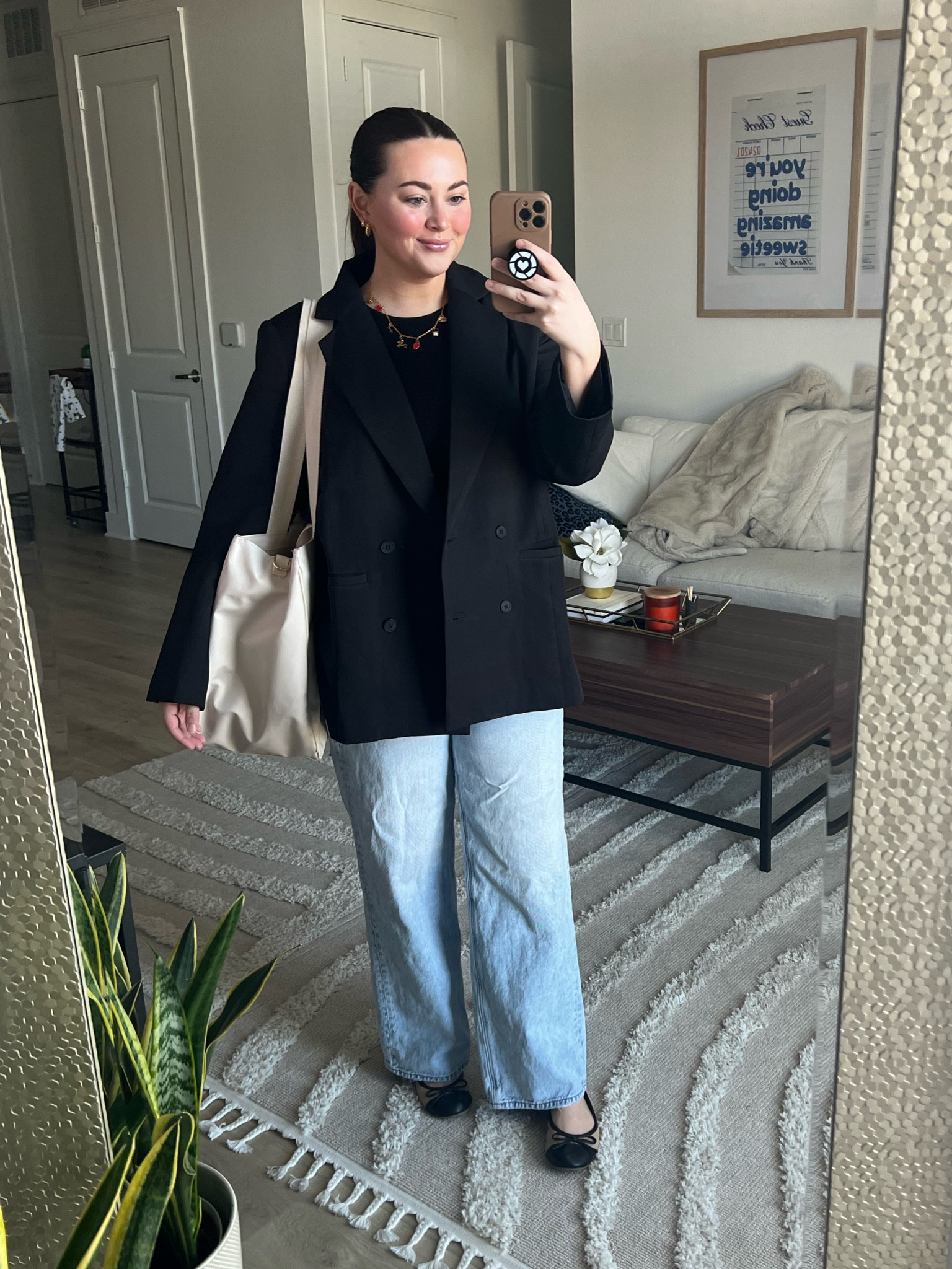 Office look! Finally got a black blazer and loving it- such a staple! It’s runs big so size down 1-2 sizes! I am wearing a size 4. Also linked similar items from Abercrombie, on sale now exclusively through the LTK app!! 

#LTKSpringSale