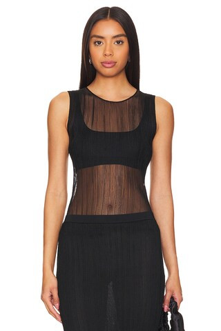 SIMKHAI Oakley Tank in Black from Revolve.com | Revolve Clothing (Global)