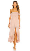 Click for more info about PILYQ Mishell Dress in Pink Sand from Revolve.com