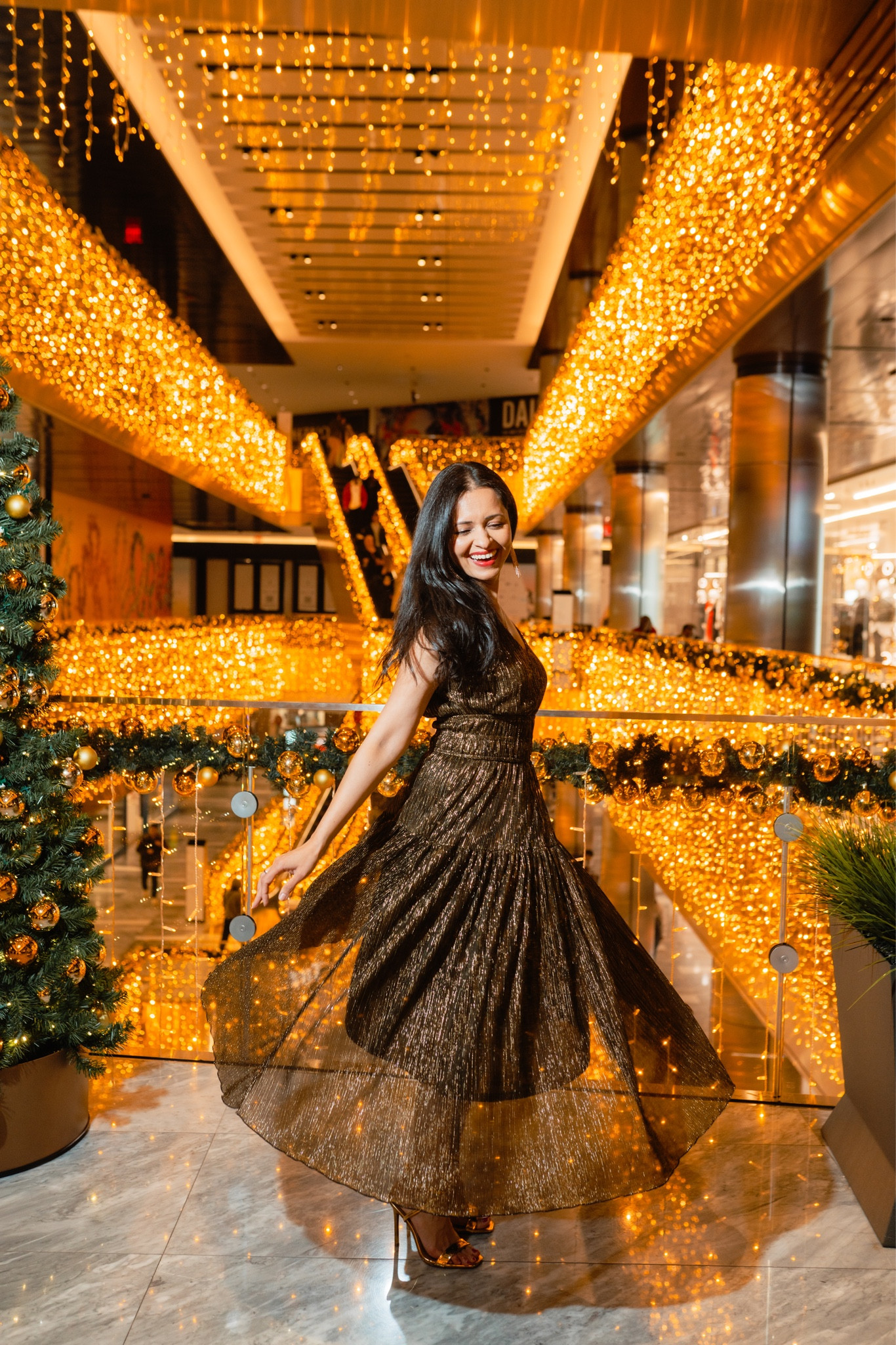 Holiday party 
Holiday party outfit 
Black Friday sale 
Gold outfit 
MIDI dress 
Shimmer dress 
Christmas outfit 

#LTKstyletip #LTKHoliday #LTKfindsunder50