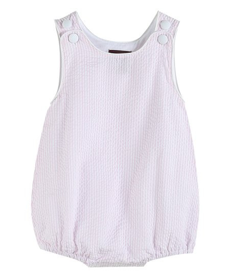Lil Cactus Pink Seersucker Basic Bubble Romper - Infant & Toddler | Zulily