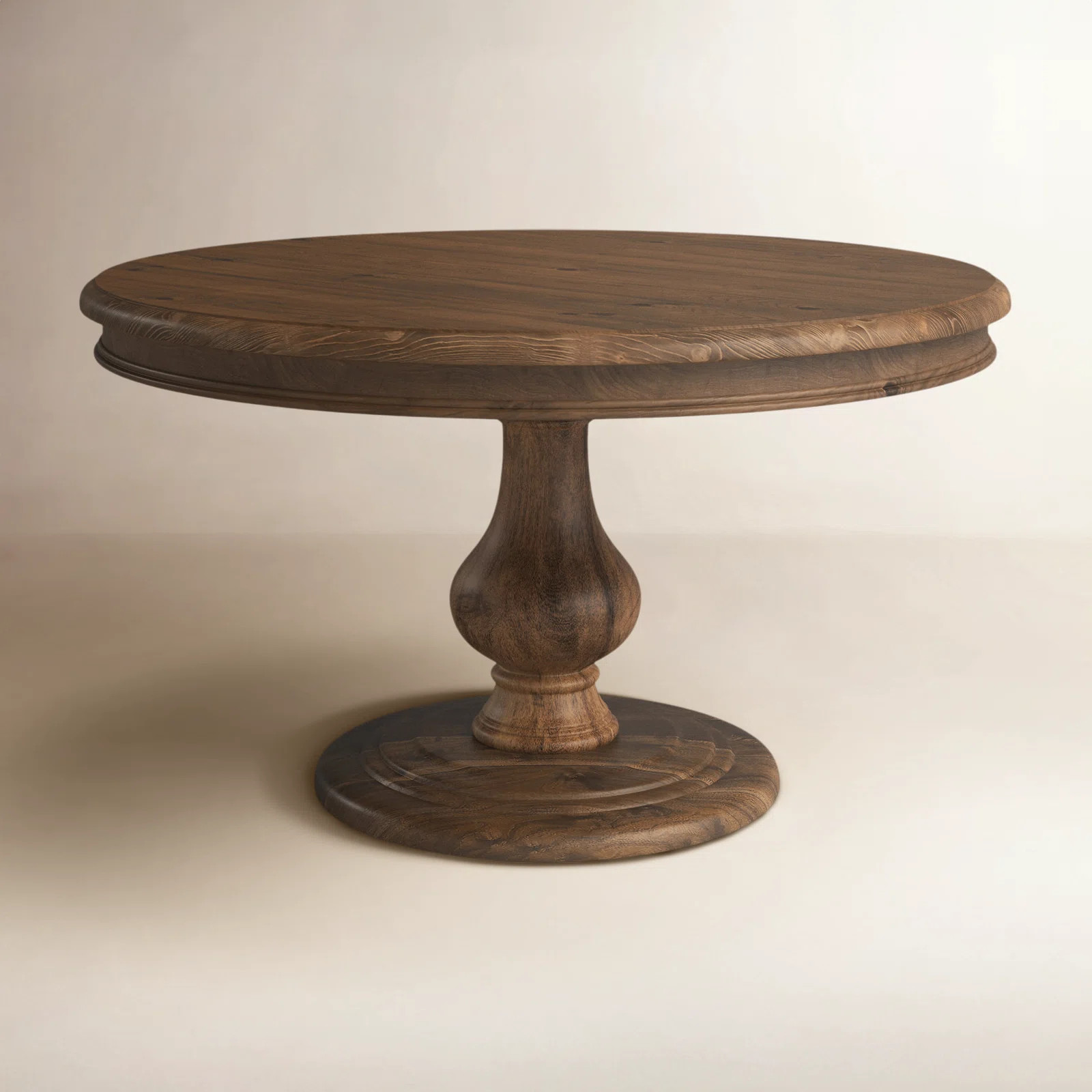 Albia 54" Solid Wood Pedestal Dining Table | Wayfair North America