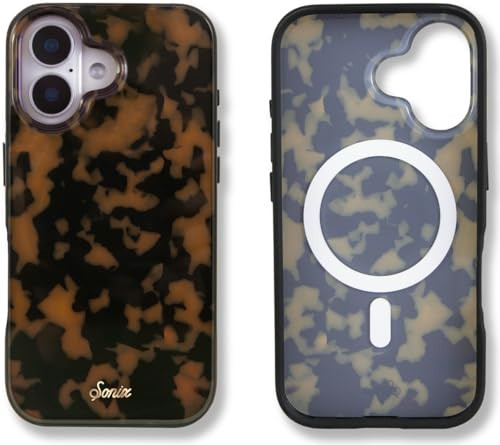 Sonix Case for iPhone 16 | Compatible with MagSafe | 10ft Drop Tested | Tortoiseshell | Brown Tort | Amazon (US)