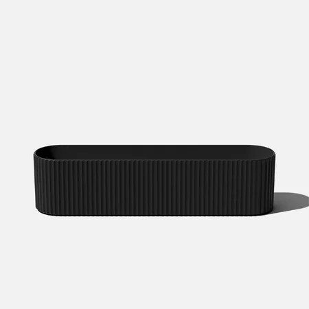 Veradek Demi Series Window Box 36" Plastic-Stone Planter - (Black/1 Pack) | Walmart (US)