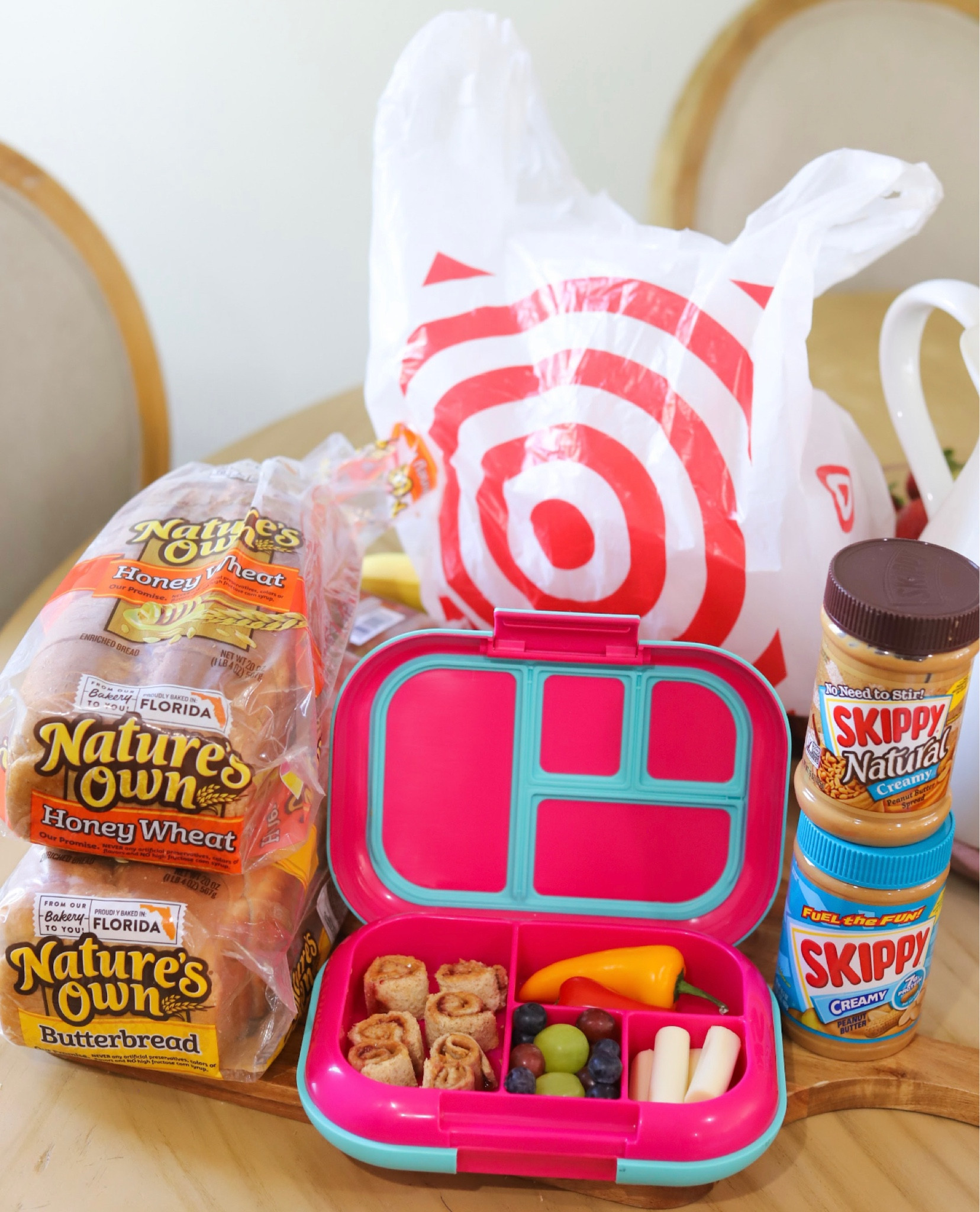 #AD Let’s make PB&J roll-ups! Looking for a fun twist on a kids’ classic? These peanut butter and jelly roll-up sandwiches are so easy and fun to make, and they couldn’t be any more delicious thanks to @skippybrand peanut butter and @naturesownbread from @target! Head to my stories or my LTK shop under @ashleybrookenicholas to shop all of my school lunchtime favorites - including all of the ingredients for this recipe! 
#Target #TargetPartner #brunch #peanutbutter #pb #tasty #easysnack #schoolsnack


#LTKkids #LTKfamily #LTKBacktoSchool