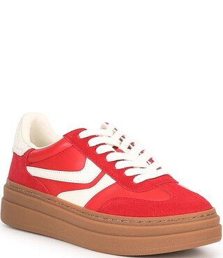 Dodge Mixed Media Low-Top Platform Sneakers | Dillard's
