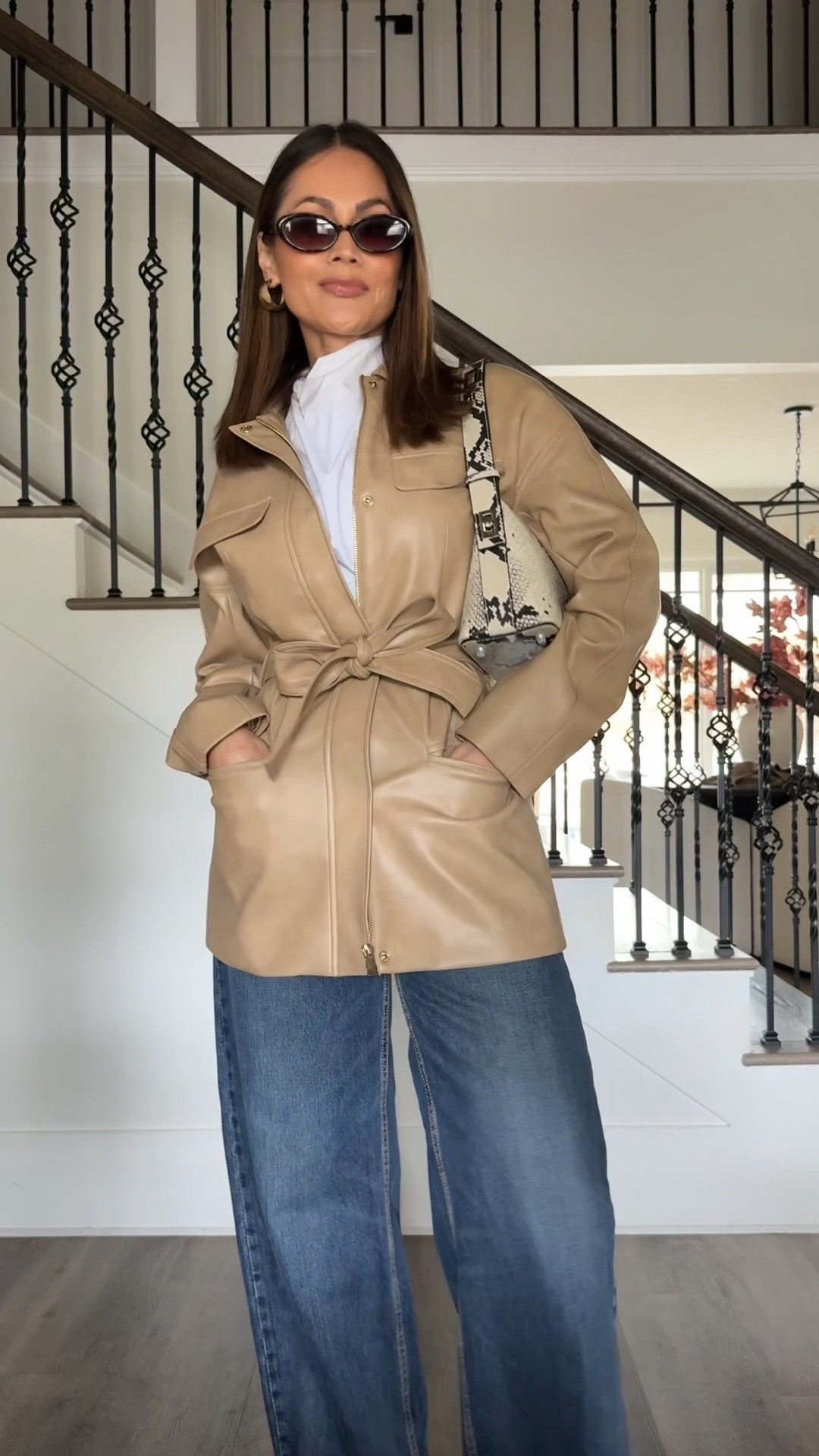 Rainy day chic OOTD 
We love a good coat + statement bag 🤌🏻🖤

#LTKHoliday #LTKootd #LTKgrwm