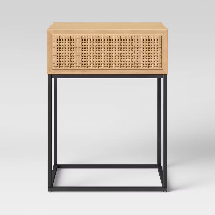Belmar Woven End Table with Drawer Natural - Project 62™ | Target