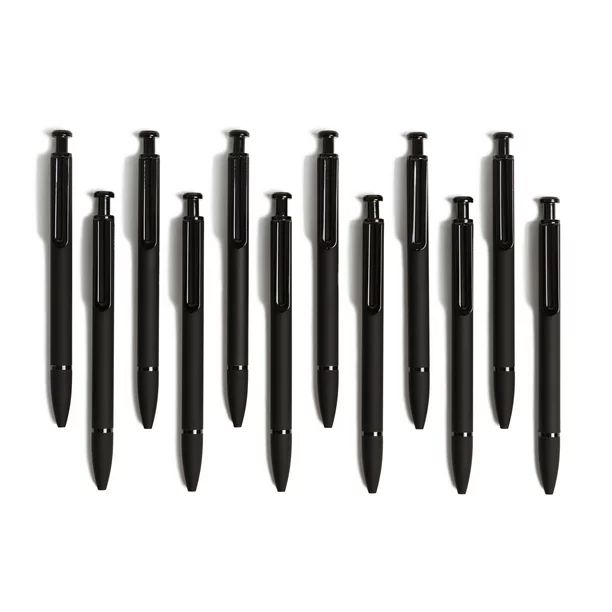 U Brands Monterey Ballpoint Pens, Soft Touch, Black Ink, 12 Count, 3786U - Walmart.com | Walmart (US)