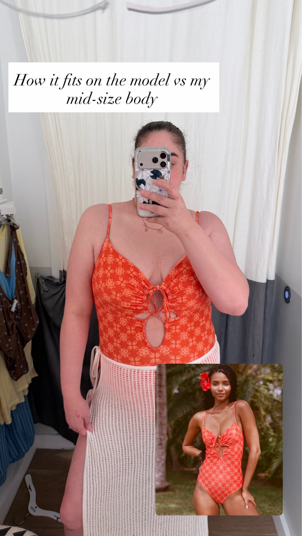 Model vs Mid Size body. New arrivals as Aeries for this summer.

#LTKMidsize #LTKPlusSize #LTKSwim