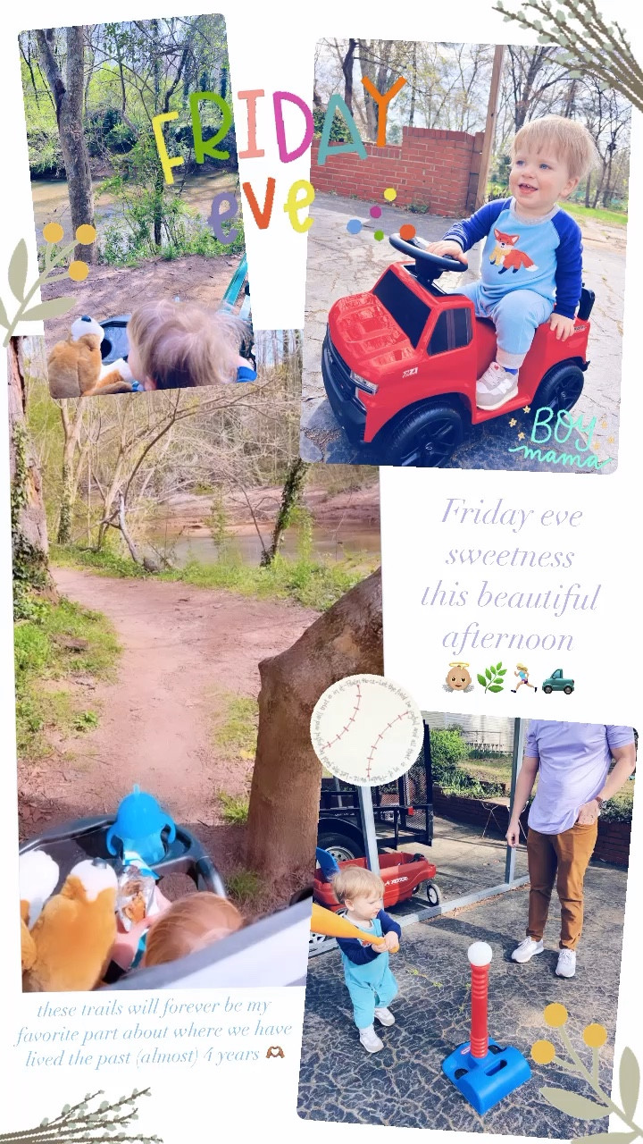 Friday eve sweetness this beautiful afternoon 
👼🏼🌿🏃🏼‍♀️🛻

#LTKhome #LTKbaby #LTKfamily