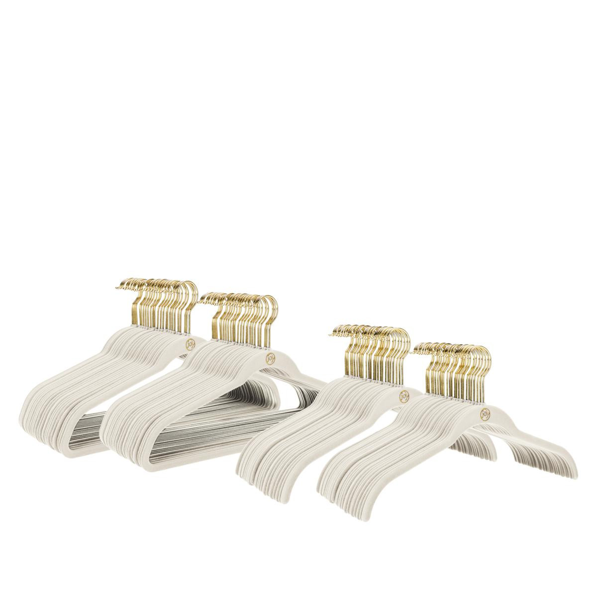 The JOY Hangers 100-piece Mega Set with Antimicrobial & $50 in Coupons | HSN