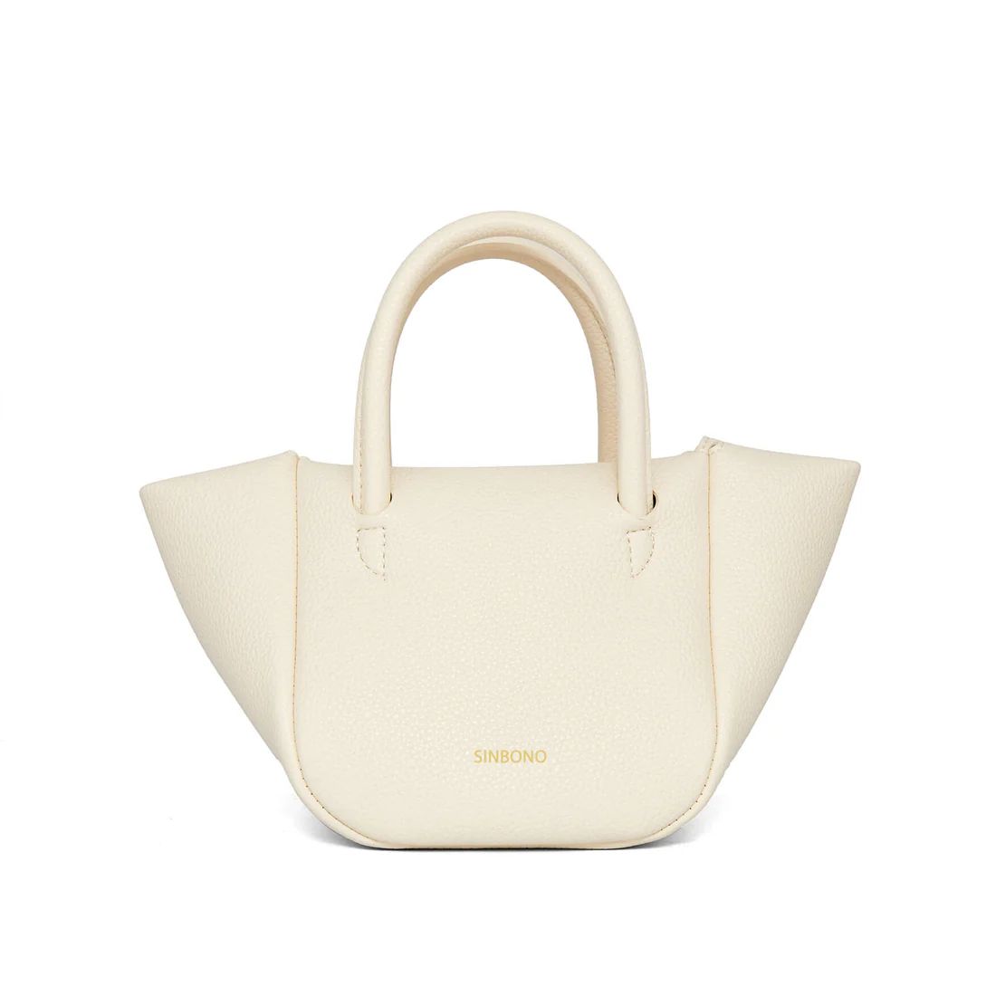 SINBONO Luxury Designer Ivory Bag- Women's Selena Ruched Hobo Bag | SINBONO INC.