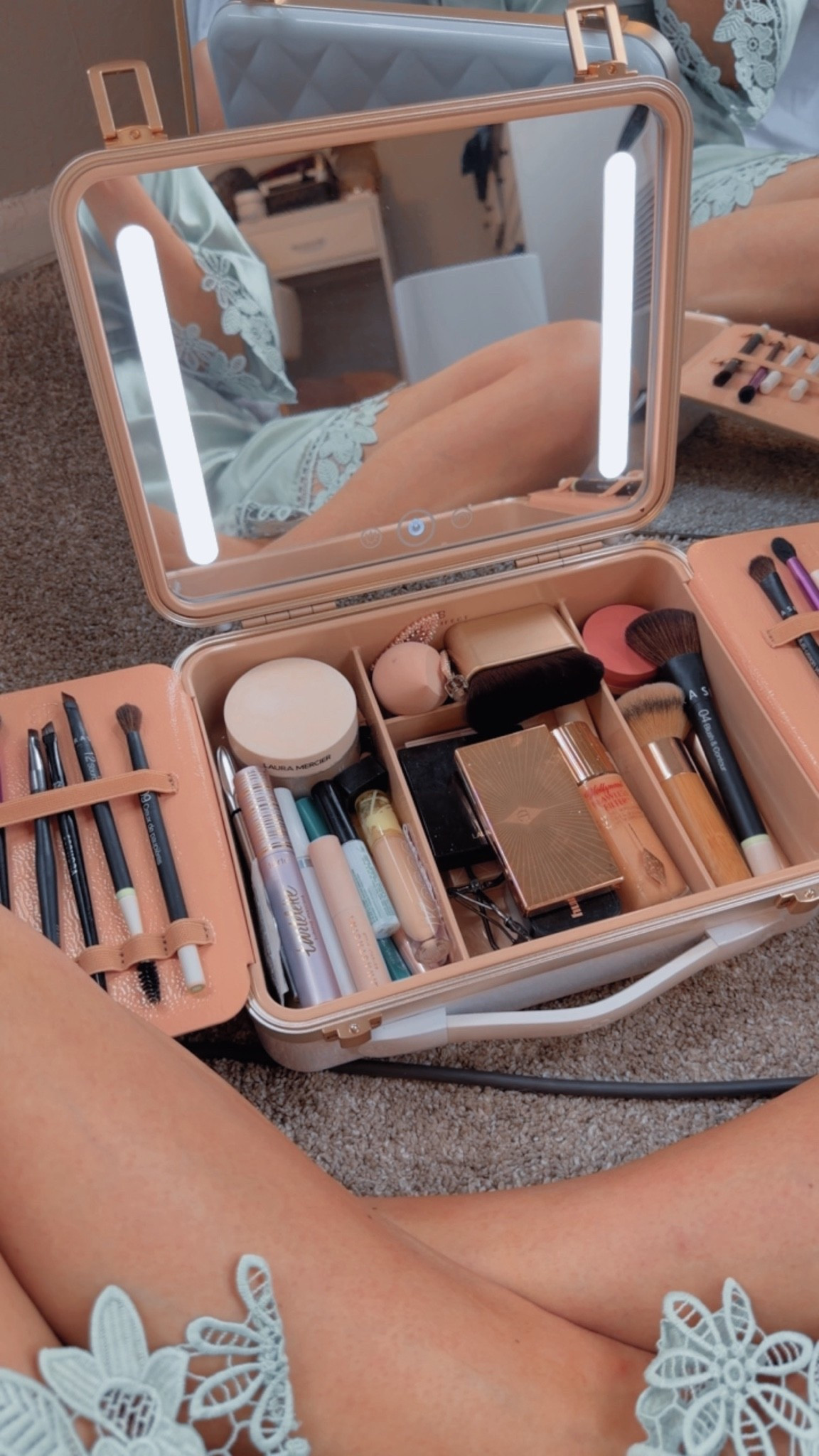 The most beautiful travel makeup case!

#LTKgrwm