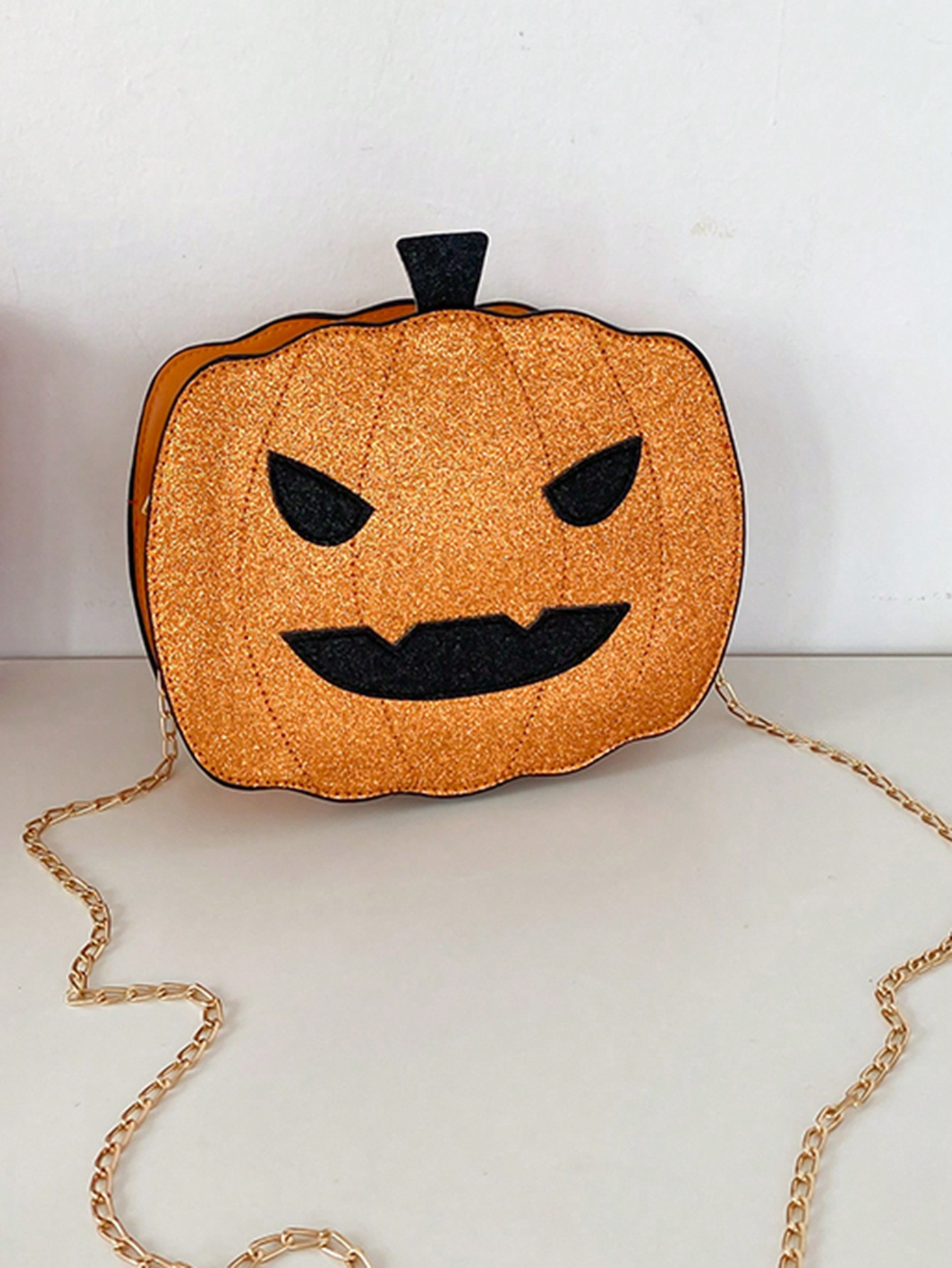 Shiny Pumpkin Crossbody Bag For Women, Halloween, Halloween Bags, Perfect For Fancy Party, Hallow... | SHEIN